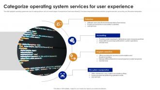 Categorize Operating System Services For User Experience