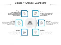 Category analysis dashboard ppt powerpoint presentation shapes cpb