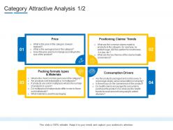 Category attractive analysis product channel segmentation ppt elements