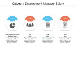 Category development manager salary ppt powerpoint presentation file images cpb