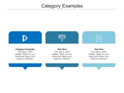 Category examples ppt powerpoint presentation pictures shapes cpb