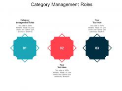 Category management roles ppt powerpoint presentation pictures skills cpb