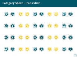 Category share icons slide ppt powerpoint presentation graphics