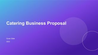 Catering Business Proposal PPT Example AT