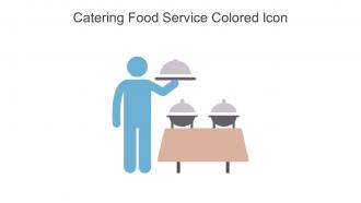 Catering Food Service Colored Icon In Powerpoint Pptx Png And Editable Eps Format