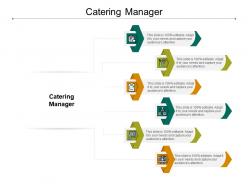 Catering manager ppt powerpoint presentation slides aids cpb