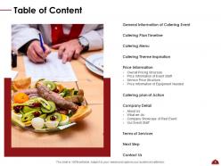 Catering Proposal Template Powerpoint Presentation Slides