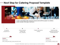 Catering Proposal Template Powerpoint Presentation Slides