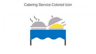Catering Service Colored Icon In Powerpoint Pptx Png And Editable Eps Format