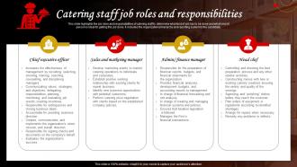 Catering Staff Job Roles And Responsibilities Food Catering Business Plan BP SS