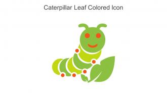 Caterpillar Leaf Colored Icon In Powerpoint Pptx Png And Editable Eps Format
