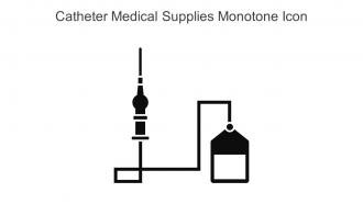 Catheter Medical Supplies Monotone Icon In Powerpoint Pptx Png And Editable Eps Format
