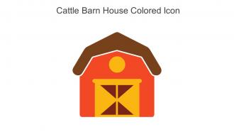 Cattle Barn House Colored Icon In Powerpoint Pptx Png And Editable Eps Format
