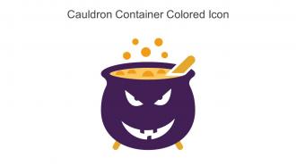 Cauldron Container Colored Icon In Powerpoint Pptx Png And Editable Eps Format