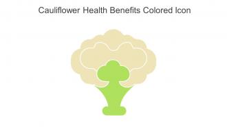 Cauliflower Health Benefits Colored Icon In Powerpoint Pptx Png And Editable Eps Format