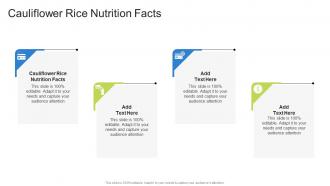 Cauliflower Rice Nutrition Facts In Powerpoint And Google Slides Cpb