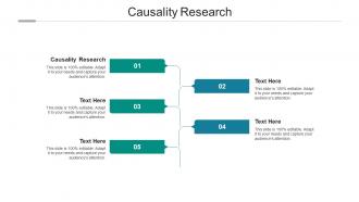 Causality research ppt powerpoint presentation styles design templates cpb