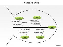 Cause analysis fishbone simple slides presentation diagrams templates powerpoint info graphics