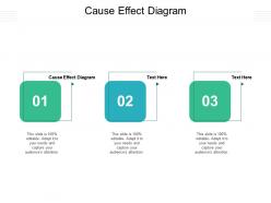 Cause Effect Diagram Ppt Powerpoint Presentation Professional Visual Aids Cpb
