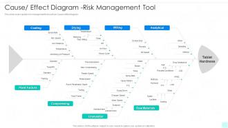 Cause Effect Diagram Risk Management Tool Quality Risk Management