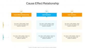 Cause Effect Relationship In Powerpoint And Google Slides Cpb