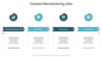 Caused Manufacturing Jobs In Powerpoint And Google Slides Cpb