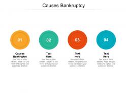 Causes bankruptcy ppt powerpoint presentation ideas design inspiration cpb