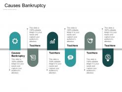 Causes bankruptcy ppt powerpoint presentation pictures slides cpb