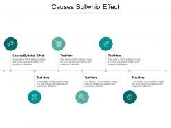 Causes bullwhip effect ppt powerpoint presentation icon mockup cpb