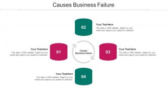 Causes Business Failure Ppt Powerpoint Presentation Ideas Structure Cpb