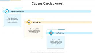 Causes Cardiac Arrest In Powerpoint And Google Slides Cpb