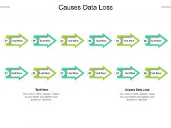 Causes data loss ppt powerpoint presentation show layouts cpb