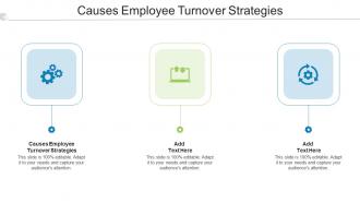 Causes Employee Turnover Strategies In Powerpoint And Google Slides Cpb