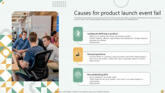 Causes For Product Launch Event Fail