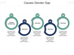 Causes gender gap ppt powerpoint presentation file example introduction cpb