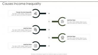 Causes Income Inequality In Powerpoint And Google Slides Cpb