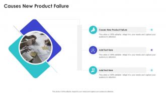 Causes New Product Failure In Powerpoint And Google Slides Cpb