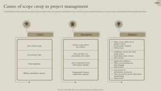 Causes Of Scope Creep In Project Management