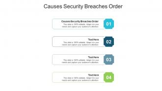 Causes security breaches order ppt powerpoint presentation icon example topics cpb
