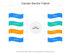 Causes service failure ppt powerpoint presentation infographics infographic template cpb