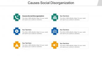 Causes social disorganization ppt powerpoint presentation show rules cpb