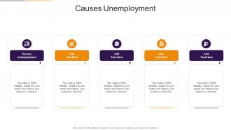 Causes Unemployment In Powerpoint And Google Slides Cpb
