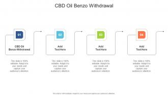 CBD Oil Benzo Withdrawal In Powerpoint And Google Slides Cpb