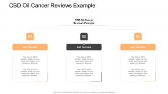 CBD Oil Cancer Reviews Example In Powerpoint And Google Slides Cpb