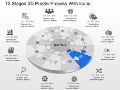 64712417 style puzzles circular 12 piece powerpoint presentation diagram infographic slide