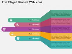 Cc Five Staged Banners With Icons Flat Powerpoint Design