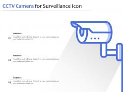 Cctv camera for surveillance icon