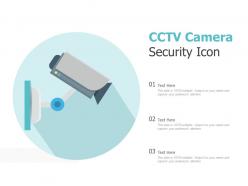 Cctv camera security icon