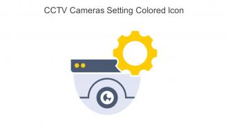 CCTV Cameras Setting Colored Icon In Powerpoint Pptx Png And Editable Eps Format