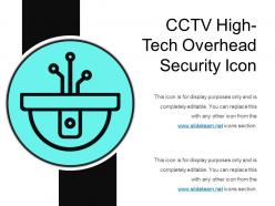 Cctv high tech overhead security icon